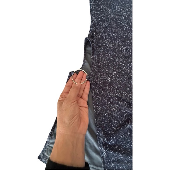 🖤 Midnight Siren Halter Mini Dress – Size Large - Picture 10 of 11